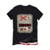 Jordan 11 Low Bred Black T-Shirt (Cut from a different cloth) FV5104-006