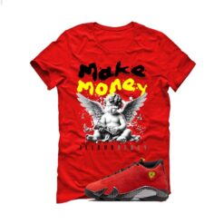 Jordan 14 Ferrari Red T-Shirt (Make Money) IF5015-600
