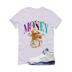 Jordan 5 OG Grape White T-Shirt (Money Bear Team) HQ7978-100