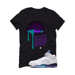 Jordan 5 OG Grape Black T-Shirt (All I See Is Drip) HQ7978-100