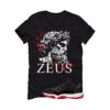 Jordan 11 Low Bred Black T-Shirt (Zeus) FV5104-006