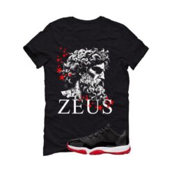 Jordan 11 Low Bred Black T-Shirt (Zeus) FV5104-006