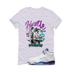 Jordan 5 OG Grape White T-Shirt (Hustle More) HQ7978-100