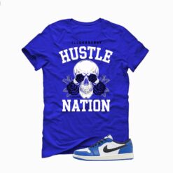 Jordan 1 Low OG Game Royal Royal Blue T-Shirt (Hustle Nation) CZ0790-140