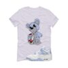 Jordan 4 WMNS Forget Me Not White T-Shirt (Big Teddy) HV0823-100