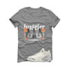 Jordan 3 WMNS Sail Grey T-Shirt (See No Evil Hustler) CK9246-100