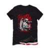Jordan 11 Low Bred Black T-Shirt (Hustle More) FV5104-006
