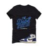 Jordan 1 Rare Air Deep Royal Blue Black T-Shirt (DOPE) DZ5485-100