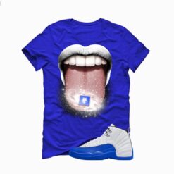 Jordan 12 Blueberry Royal Blue T-Shirt (Trippin) CT8013-140