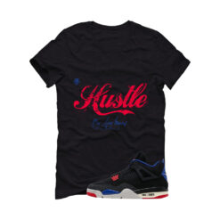 Jordan 4 Rare Air Black T-Shirt (Hustle By Any Means) FV5029-003