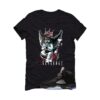 Jordan 5 Black Metallic Reimagined Black T-Shirt (Graffiti Angel) HF3975-001