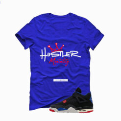 Jordan 4 Rare Air Royal Blue T-Shirt (Hustler Mentality) FV5029-003