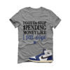 Jordan 1 Rare Air Deep Royal Blue Grey T-Shirt (Gotta Stop Spending Money) DZ5485-100