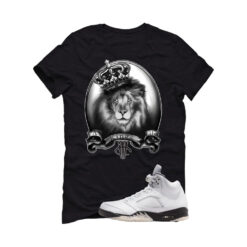 Jordan 5 White Black Black T-Shirt (A Kings Life) DD0587-110