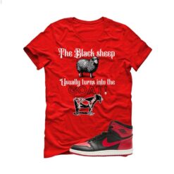 Jordan 1 High ’85 Bred Red T-Shirt (the black sheep usually turns into the GOAT!) HV6674-067
