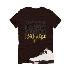 Jordan 5 Earth/Metallic Gold Brown T-Shirt (Gotta Stop Spending Money) DD9336-200