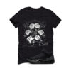 Jordan 3 Black Cat Black T-Shirt (Vintage Rock) CT8532-001