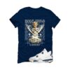 SB x Air Jordan 4 Navy Navy Blue T-Shirt (Holy Child) DR5415-100