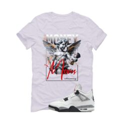 Jordan 4 White Cement White T-Shirt (Money Moves) FV5029-100