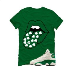 Jordan 13 GS Pine Green Pine Green T-Shirt (Shamrock Tongue) HQ0780-103