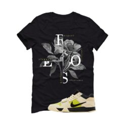 Travis Scott x Jordan Jumpman Jack Bright Cactus Black T-Shirt (Roses) FZ8117-102