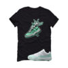 Jordan 11 Low WMNS Igloo Black T-Shirt (Splash Shoe) AH7860-103