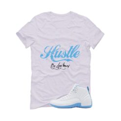 Jordan 12 Melo White T-Shirt (Hustle By Any Means) CT8013-112