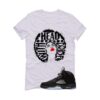 Jordan 5 Black Metallic Reimagined White T-Shirt (Head High) HF3975-001