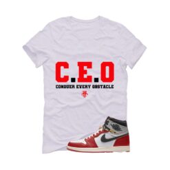 Union LA x Air Jordan 1 High OG White T-Shirt (CEO) HV8563-600