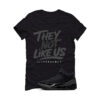 Jordan 3 Black Cat Black T-Shirt (They not like us) CT8532-001