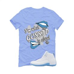Jordan 12 Melo Carolina Blue T-Shirt (Gossip) CT8013-112