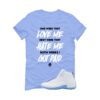 Jordan 12 Melo Carolina Blue T-Shirt (Paid) CT8013-112