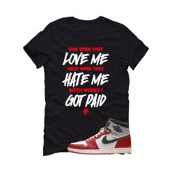Union LA x Air Jordan 1 High OG Black T-Shirt (paid) HV8563-600