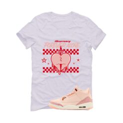 Jordan 3 Valentine’s Day White T-Shirt (Forever Alone) HJ0178-600