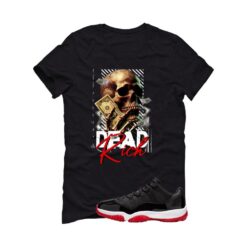 Jordan 11 Low Bred Black T-Shirt (Dead Rich) FV5104-006