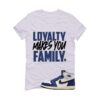 Jordan 1 Rare Air Deep Royal Blue White T-Shirt (Loyalty) DZ5485-100