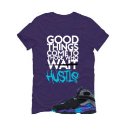 Jordan 8 OG Aqua Purple T-Shirt (Good Things) 305381-006