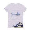 Jordan 1 Rare Air Deep Royal Blue White T-Shirt (Stay Humble) DZ5485-100