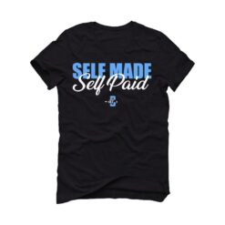 Jordan 1 "UNC Toe" Black T-Shirt (Self Made Self Paid) DZ5485-402