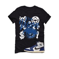 Jordan 1 Rare Air Deep Royal Blue Black T-Shirt (The Vision) DZ5485-100