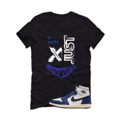 Jordan 1 Rare Air Deep Royal Blue Black T-Shirt (Be Happy) DZ5485-100