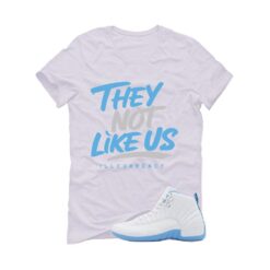 Jordan 12 Melo White T-Shirt (They not like us) CT8013-112
