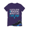 Jordan 8 OG Aqua Purple T-Shirt (Dope) 305381-006