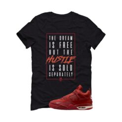 Nigel Sylvester x Air Jordan 4 Brick by Brick Black T-Shirt (DREAM IS FREE) HF4340-800