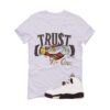Jordan 5 Earth/Metallic Gold White T-Shirt (TRUST NO ONE) DD9336-200