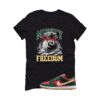 SB Dunk Low PRM Seattle Supersonics Black T-Shirt (Money Equals Freedom) FZ1287-300