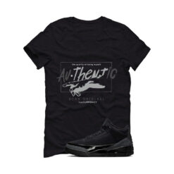 Jordan 3 Black Cat Black T-Shirt (Born Original) CT8532-001