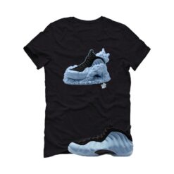 Air Foamposite One Psychic Blue Black T-Shirt (Foamy Shoe) HJ6014-400