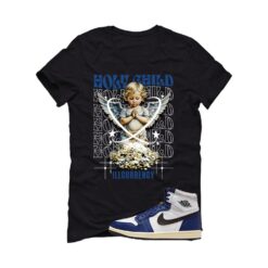 Jordan 1 Rare Air Deep Royal Blue Black T-Shirt (Holy Child) DZ5485-100