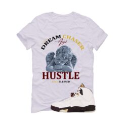 Jordan 5 Earth/Metallic Gold White T-Shirt (Dream Chaser Angel) DD9336-200
